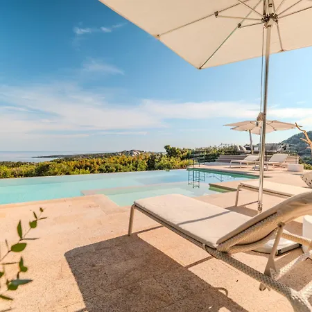 Villa Amira Porto Cervo Con Vista Mozzafiato Sul Mare,piscina Privata,wellness &