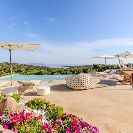 Villa Amira Porto Cervo Con Vista Mozzafiato Sul Mare,piscina Privata,wellness &