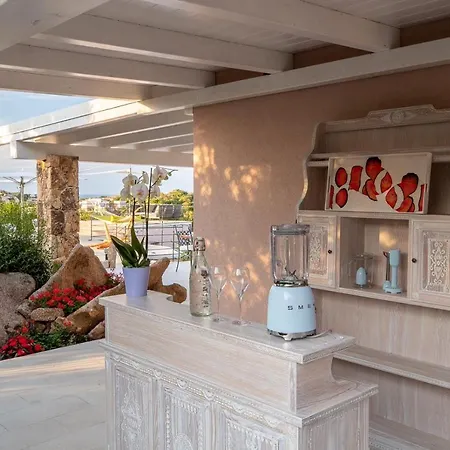Amira Porto Cervo Con Vista Mozzafiato Sul Mare,piscina Privata,wellness & וילה לישה די ואקה