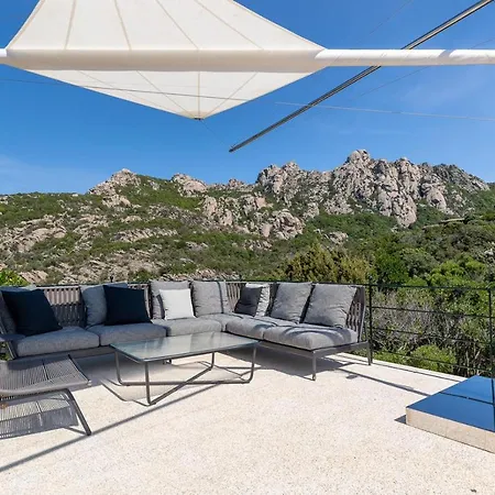 וילה Amira Porto Cervo Con Vista Mozzafiato Sul Mare,piscina Privata,wellness & לישה די ואקה