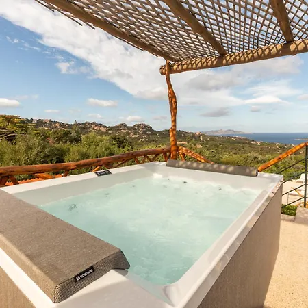 Amira Porto Cervo Con Vista Mozzafiato Sul Mare,piscina Privata,wellness & * לישה די ואקה