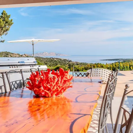 Amira Porto Cervo Con Vista Mozzafiato Sul Mare,piscina Privata,wellness & וילה לישה די ואקה