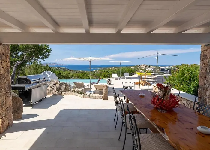 Villa Amira Porto Cervo Con Vista Mozzafiato Sul Mare,piscina Privata,wellness & *