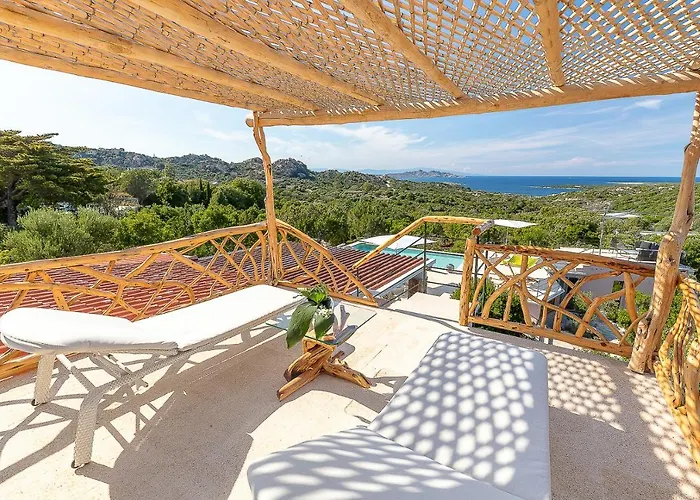 Amira Porto Cervo Con Vista Mozzafiato Sul Mare,piscina Privata,wellness & Villa Liscia di Vacca