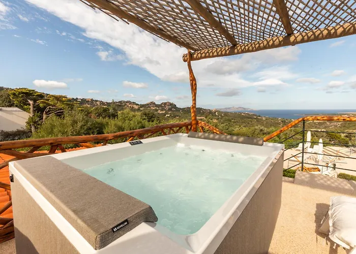 Amira Porto Cervo Con Vista Mozzafiato Sul Mare,piscina Privata,wellness & * Liscia di Vacca